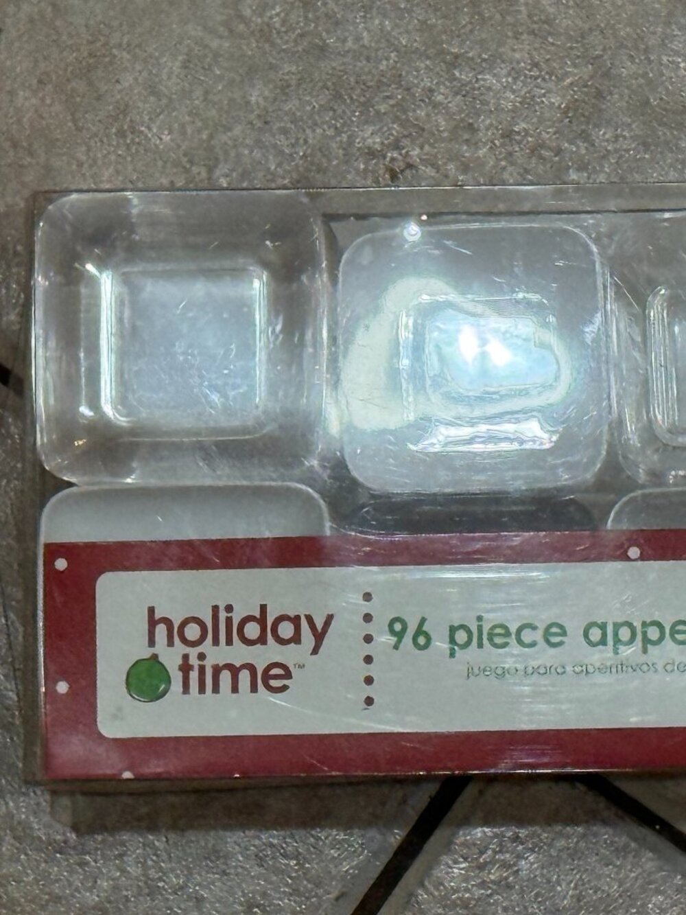 Holiday Time 96 Pc. Premium Plastic Mini Appetizer & Dessert Tasting Set (NEW)